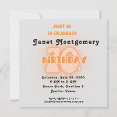 Retro Boomer Hippy Sunrise Foto Verjaardag (Achterkant)