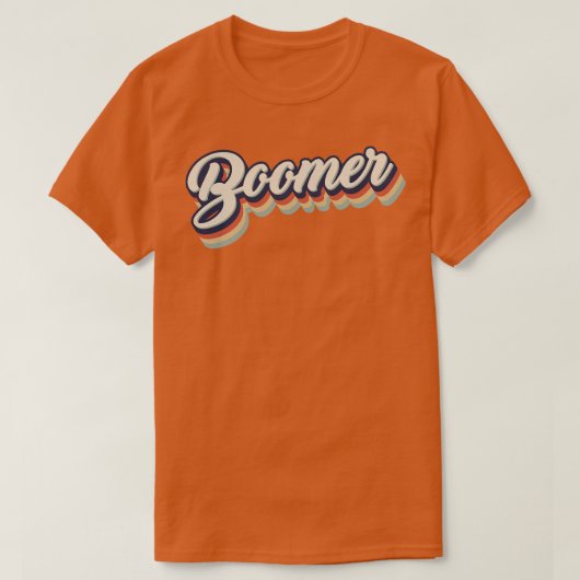 Retro  Boomer T-shirt (Design voorkant)