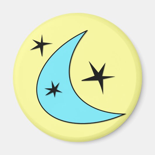 Retro Boomerang Magneet (Voorkant)