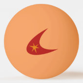 Retro Boomerang Pingpongbal (Achterkant)