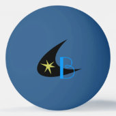 Retro Boomerang Pingpongbal (Achterkant)