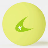 Retro Boomerang Pingpongbal (Achterkant)