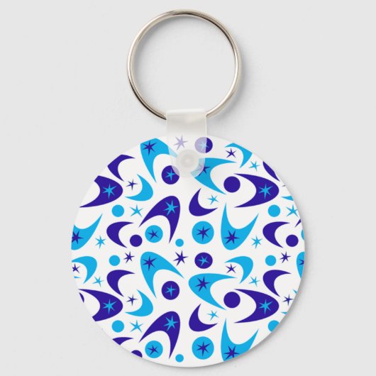 Retro Boomerang Sleutelhanger (Voorkant)