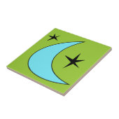 Retro Boomerang Tegeltje (Zijkant)