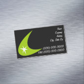 Retro Boomerang Visitekaartje Magneet (Voorbeeld)