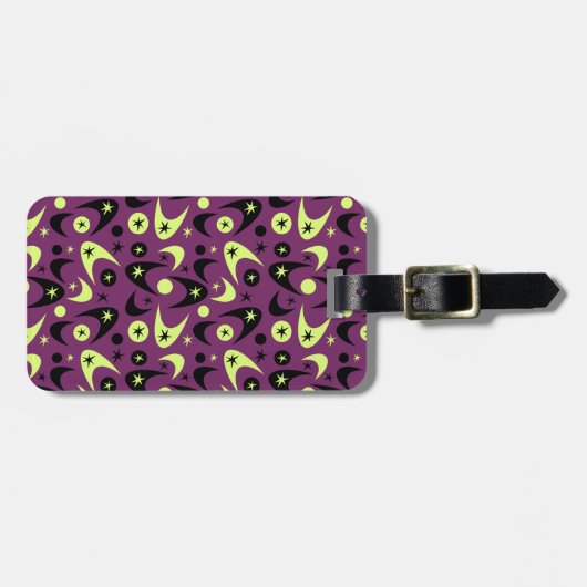 Retro Boomerangs Bagagelabel (Voorkant horizontaal)