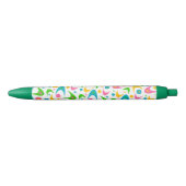Retro Boomerangs Blauwe Inkt Pen (Voorkant)