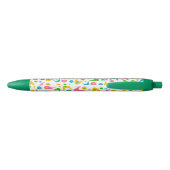 Retro Boomerangs Blauwe Inkt Pen (Achterkant)
