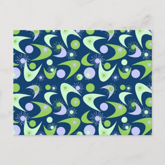 Retro Boomerangs Briefkaart (Voorkant)