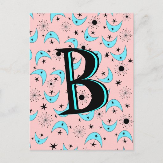 Retro Boomerangs Briefkaart (Voorkant)