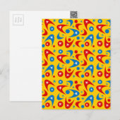 Retro Boomerangs Briefkaart (Voorkant / Achterkant)