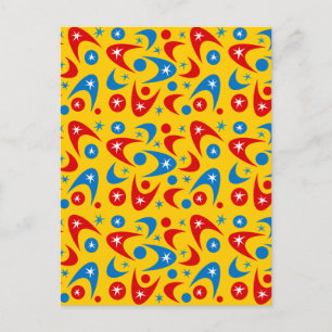 Retro Boomerangs Briefkaart