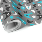 Retro Boomerangs Cadeaupapier (Rol Hoek)