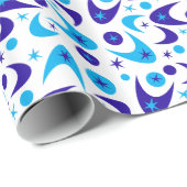 Retro Boomerangs Cadeaupapier (Rol Hoek)