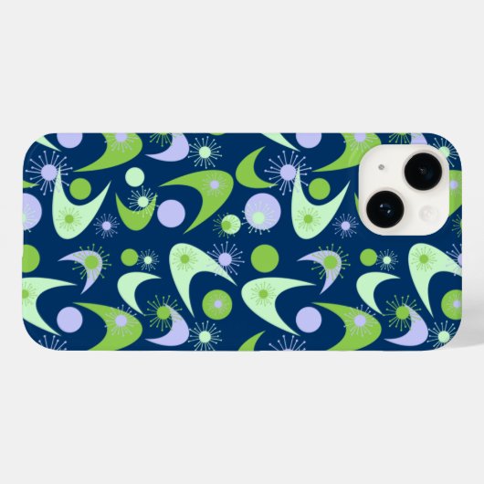 Retro Boomerangs Case-Mate iPhone Case (Achterkant (horizontaal))