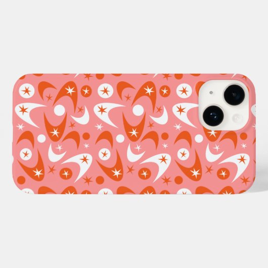 Retro Boomerangs Case-Mate iPhone Case (Achterkant (horizontaal))
