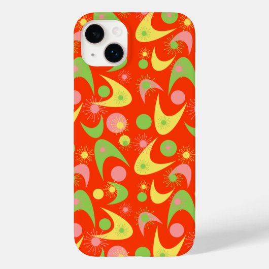 Retro Boomerangs Case-Mate iPhone Case (Achterkant)