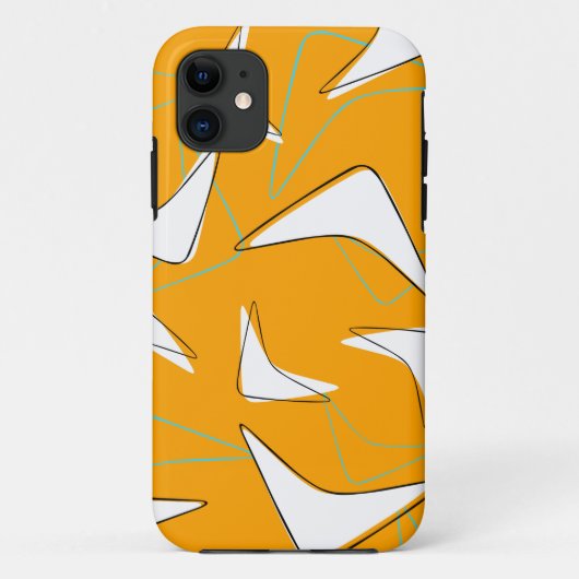 Retro Boomerangs Case-Mate iPhone Case (Achterkant)