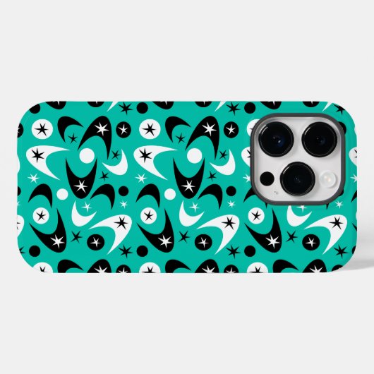 Retro Boomerangs Case-Mate iPhone Case (Achterkant (horizontaal))