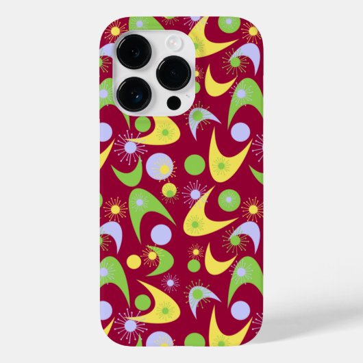Retro Boomerangs Case-Mate iPhone Case (Achterkant)