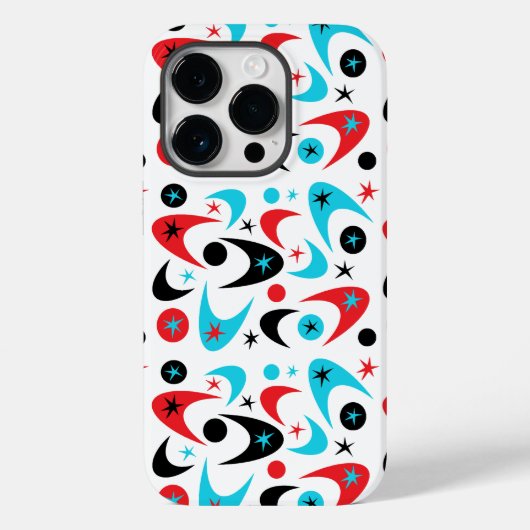 Retro Boomerangs Case-Mate iPhone Case (Achterkant)