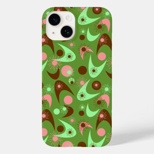 Retro Boomerangs Case-Mate iPhone Case (Achterkant)