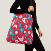 Retro Boomerangs Crossbody Tas (Dichtbij)