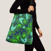 Retro Boomerangs Crossbody Tas (Dichtbij)