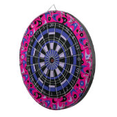 Retro Boomerangs Dartbord (Voorkant Rechts)