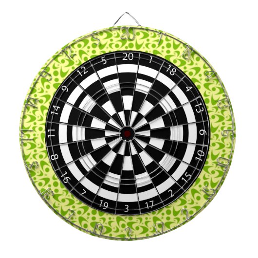 Retro Boomerangs Dartbord (Voorkant)