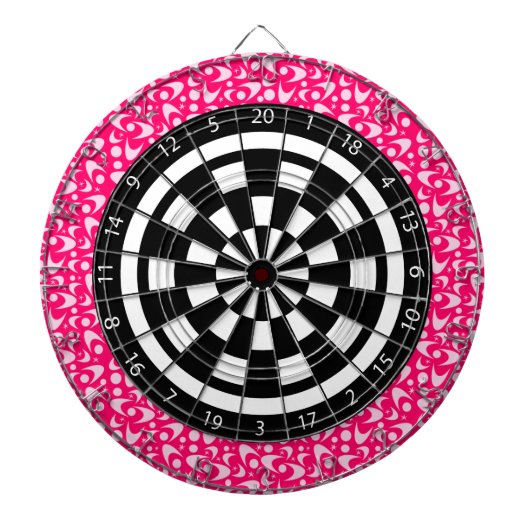 Retro Boomerangs Dartbord (Voorkant)