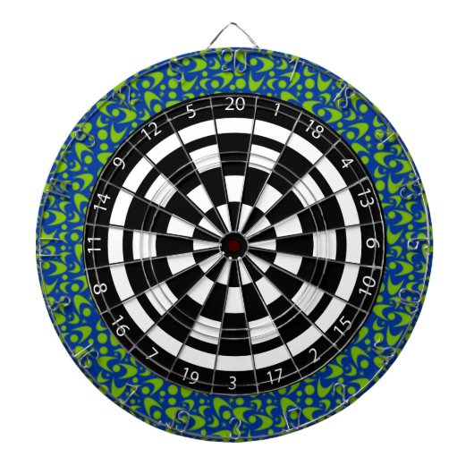 Retro Boomerangs Dartbord (Voorkant)