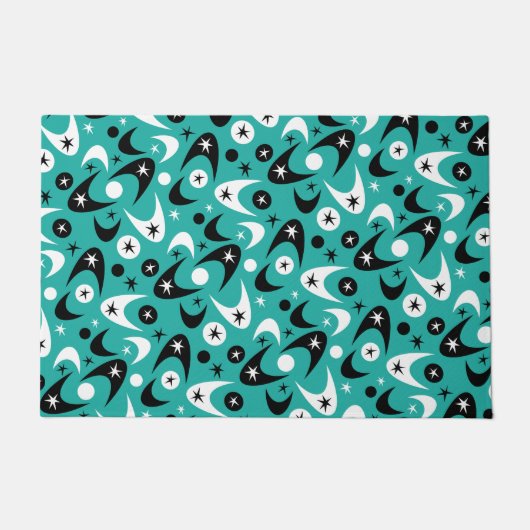 Retro Boomerangs Deurmat (Voorkant)