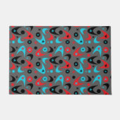 Retro Boomerangs Deurmat (Voorkant)