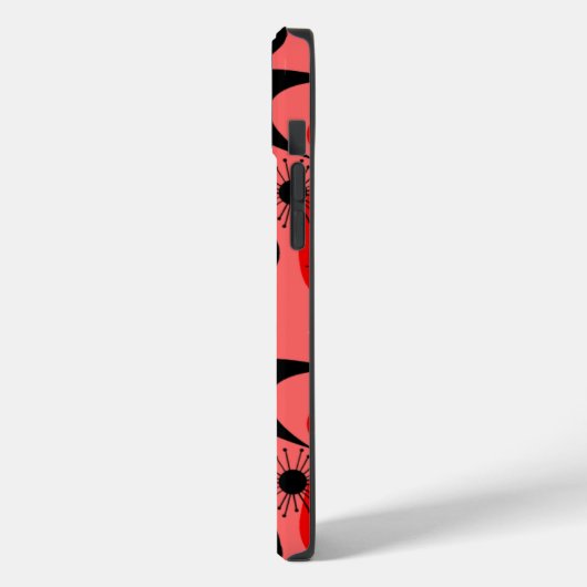 Retro Boomerangs en Starbursts Case-Mate iPhone Case (Achterkant / Links)