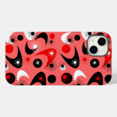 Retro Boomerangs en Starbursts Case-Mate iPhone Case (Achterkant (horizontaal))