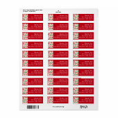 Retro Boomerangs Etiket (Full Sheet)