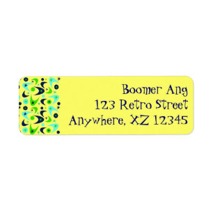 Retro Boomerangs Etiket
