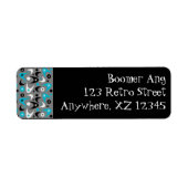 Retro Boomerangs Etiket (Voorkant)