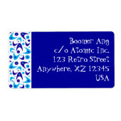 Retro Boomerangs Etiket (Voorkant)