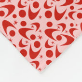 Retro Boomerangs Fleece Deken (Hoek)