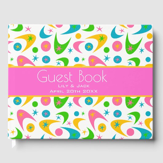 Retro Boomerangs Gastenboek (Voorkant)