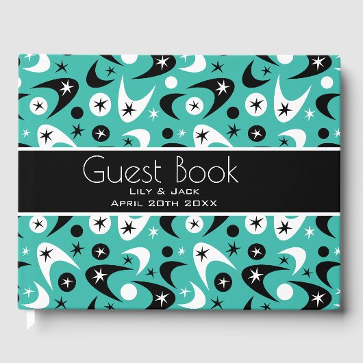 Retro Boomerangs Gastenboek (Voorkant)