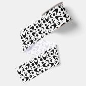 Retro Boomerangs Grosgrain Lint (Achterkant)