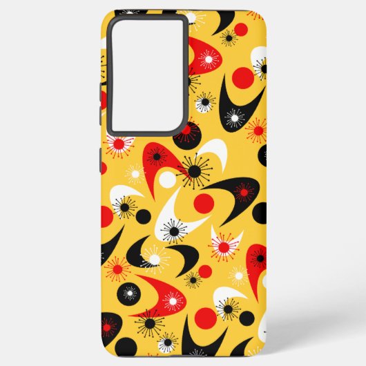 Retro Boomerangs iPhone Case Samsung Galaxy Hoesje (Achterkant)