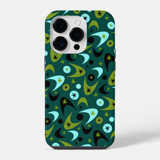 Retro Boomerangs iPhone Hoesje (Achterkant)