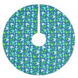 Retro Boomerangs Kerstboom Rok