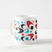 Retro Boomerangs Koffiemok (Voorkant links)