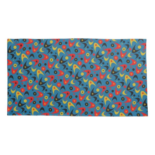 Retro Boomerangs Kussensloop (Achterkant)