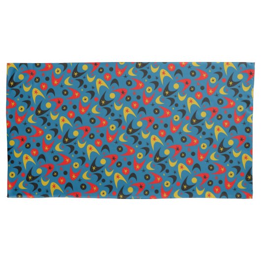 Retro Boomerangs Kussensloop (Voorkant)